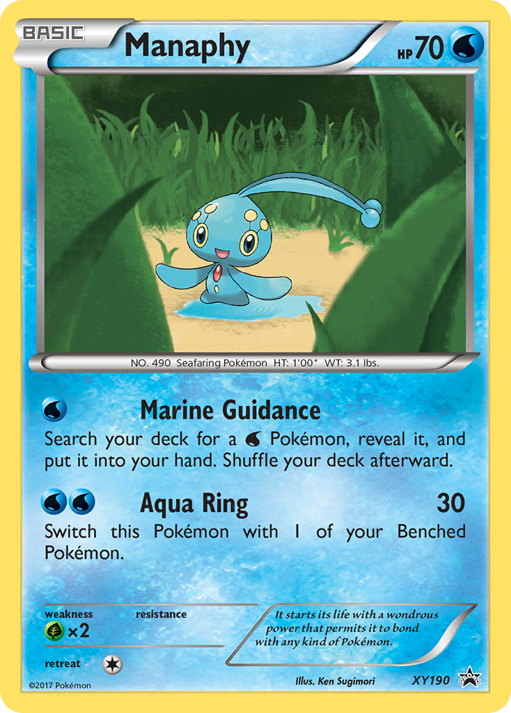 Manaphy (XY190) [XY: Black Star Promos] | Exor Games Dartmouth