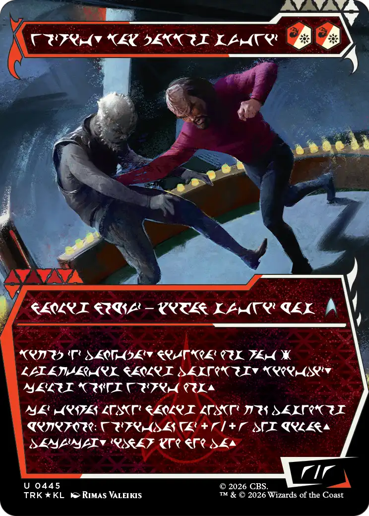 Worf, Honor-Bound Warrior (Showcase) (0445) (Klingon) [Star Trek] | Exor Games Dartmouth