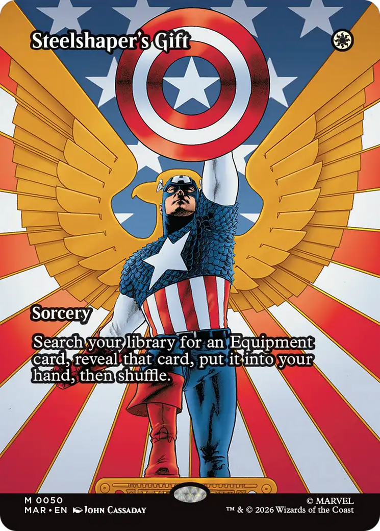 Steelshaper's Gift (Borderless) [Marvel Universe: Eternal-Legal] | Exor Games Dartmouth