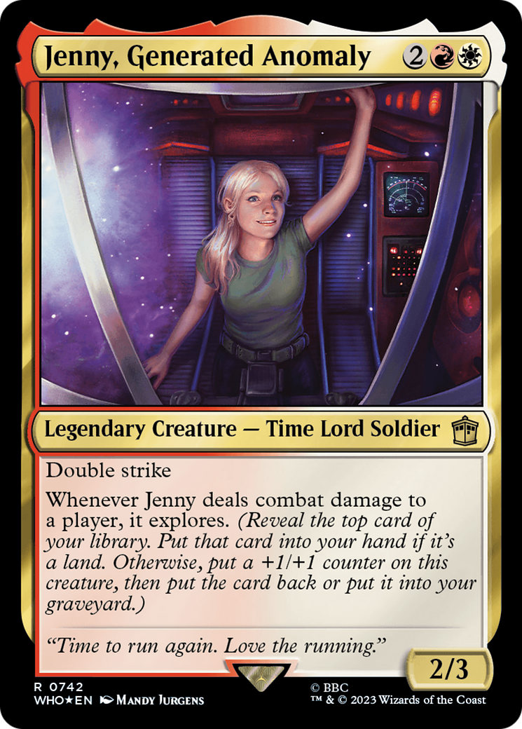 Jenny, Generated Anomaly (Surge Foil) [Doctor Who] | Exor Games Dartmouth