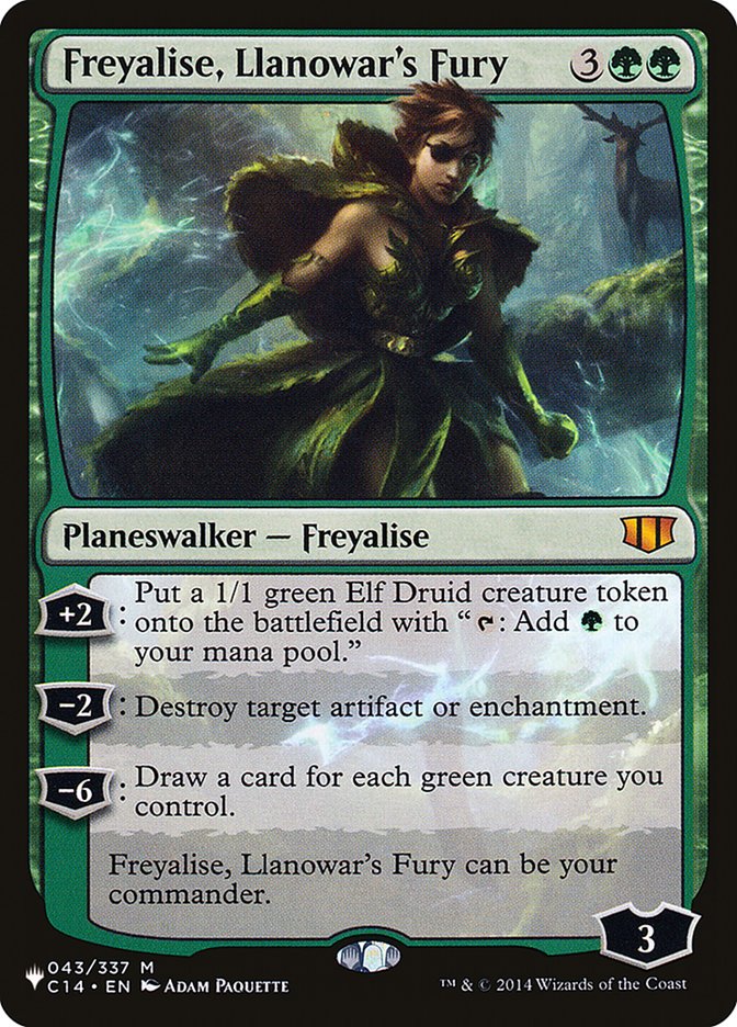 Freyalise, Llanowar's Fury [The List] | Exor Games Dartmouth