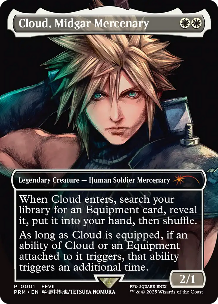 Cloud, Midgar Mercenary [Pro Tour Promos] | Exor Games Dartmouth