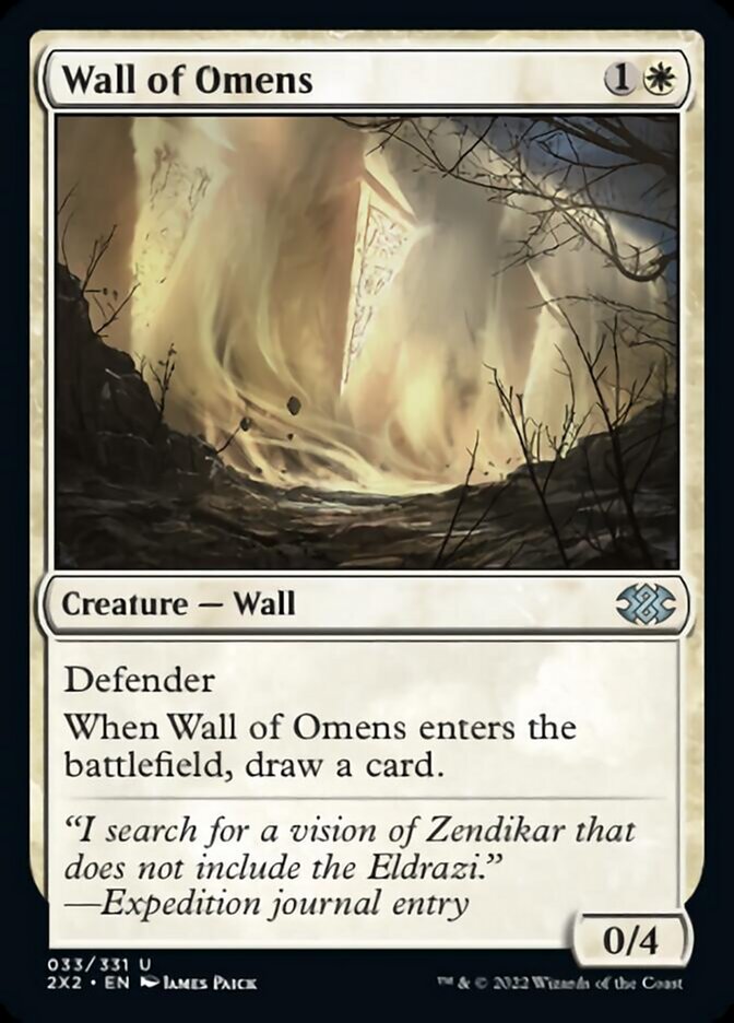 Wall of Omens [Double Masters 2022] | Exor Games Dartmouth