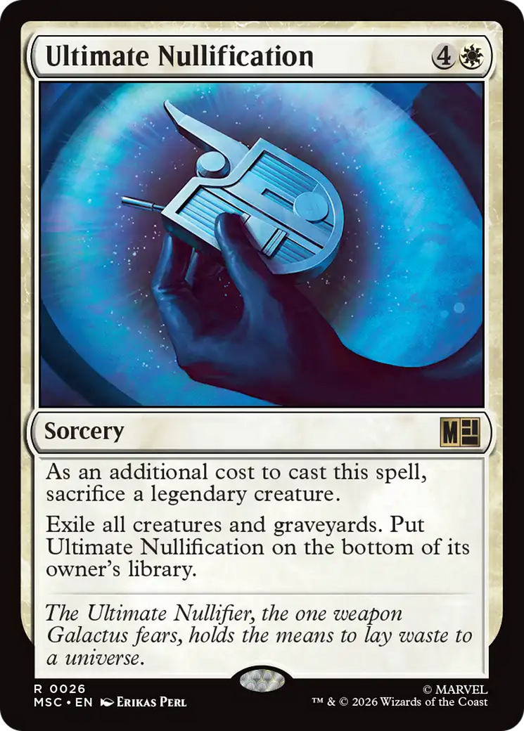 Ultimate Nullification (Surge Foil) [Marvel Super Heroes Commander] | Exor Games Dartmouth