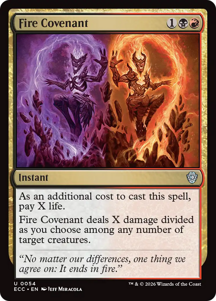 Fire Covenant [Lorwyn Eclipsed Commander] | Exor Games Dartmouth