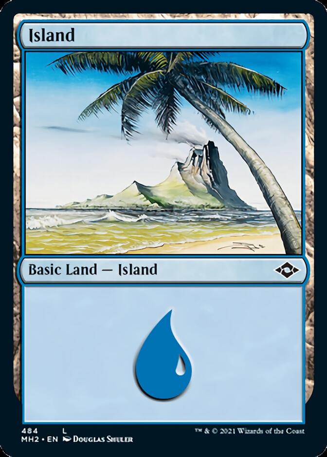 Island (484) (Foil Etched) [Modern Horizons 2] | Exor Games Dartmouth