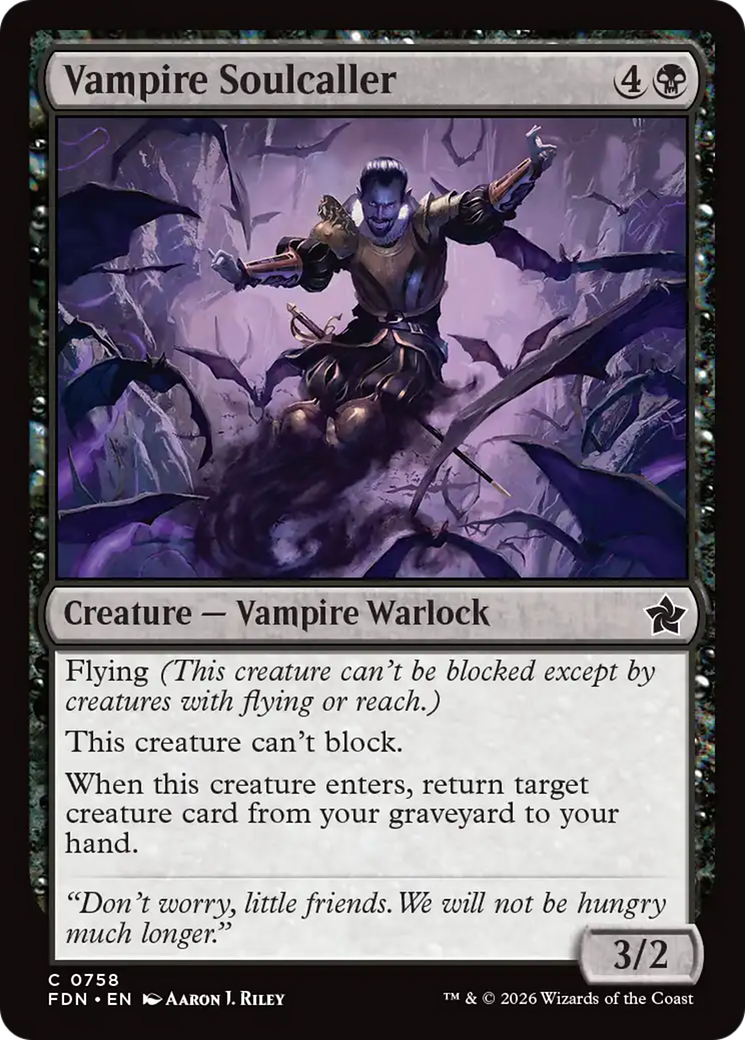 Vampire Soulcaller (0758) [Foundations] | Exor Games Dartmouth
