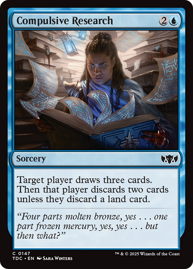 Compulsive Research [Tarkir: Dragonstorm Commander] | Exor Games Dartmouth