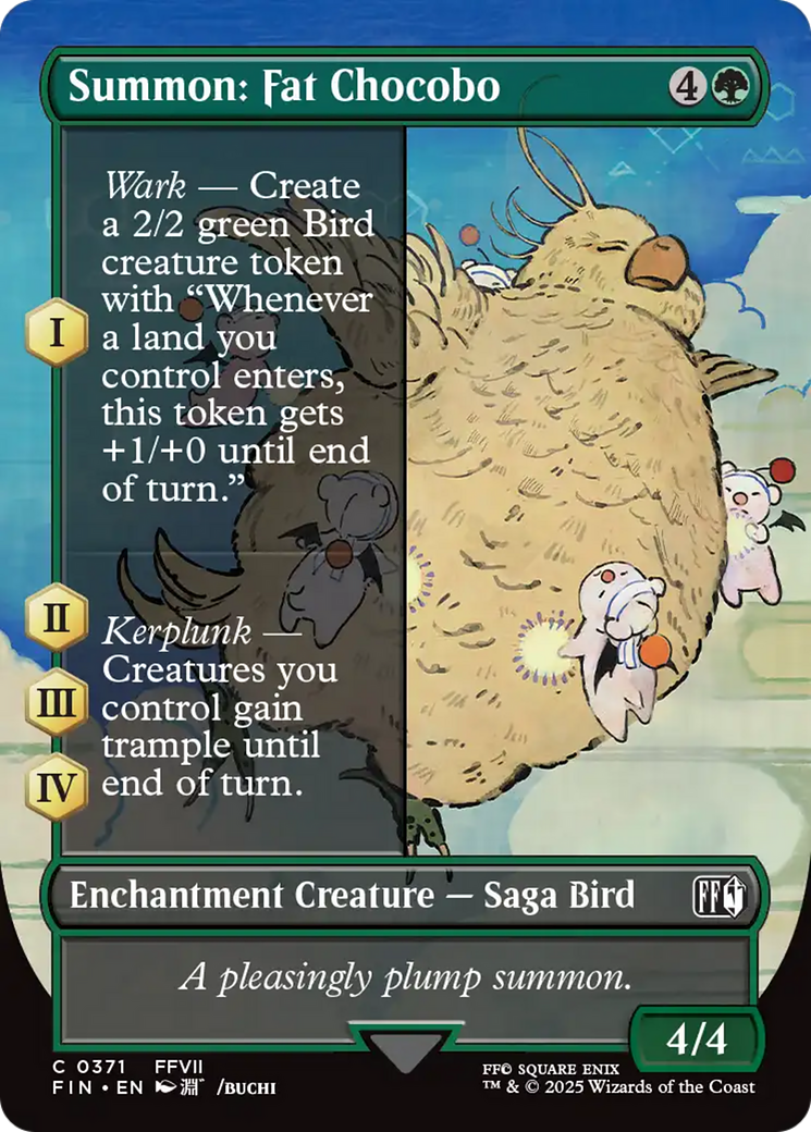 Summon: Fat Chocobo (Borderless) [FINAL FANTASY] | Exor Games Dartmouth