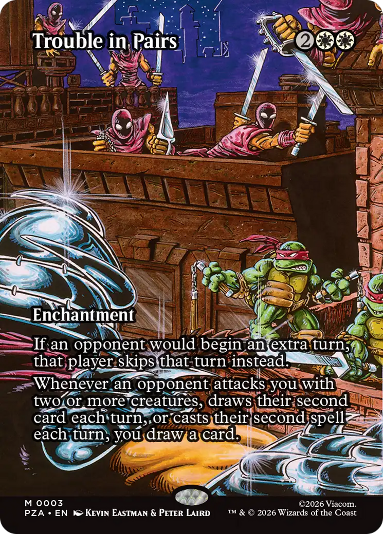 Trouble in Pairs (Borderless) [Teenage Mutant Ninja Turtles Eternal-Legal] | Exor Games Dartmouth