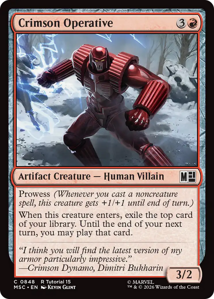 Crimson Operative [Marvel Super Heroes Commander] | Exor Games Dartmouth