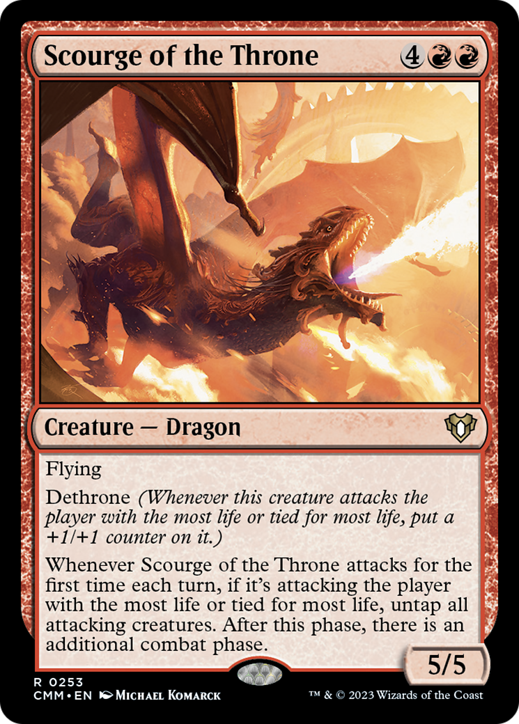 Scourge of the Throne [Commander Masters] | Exor Games Dartmouth