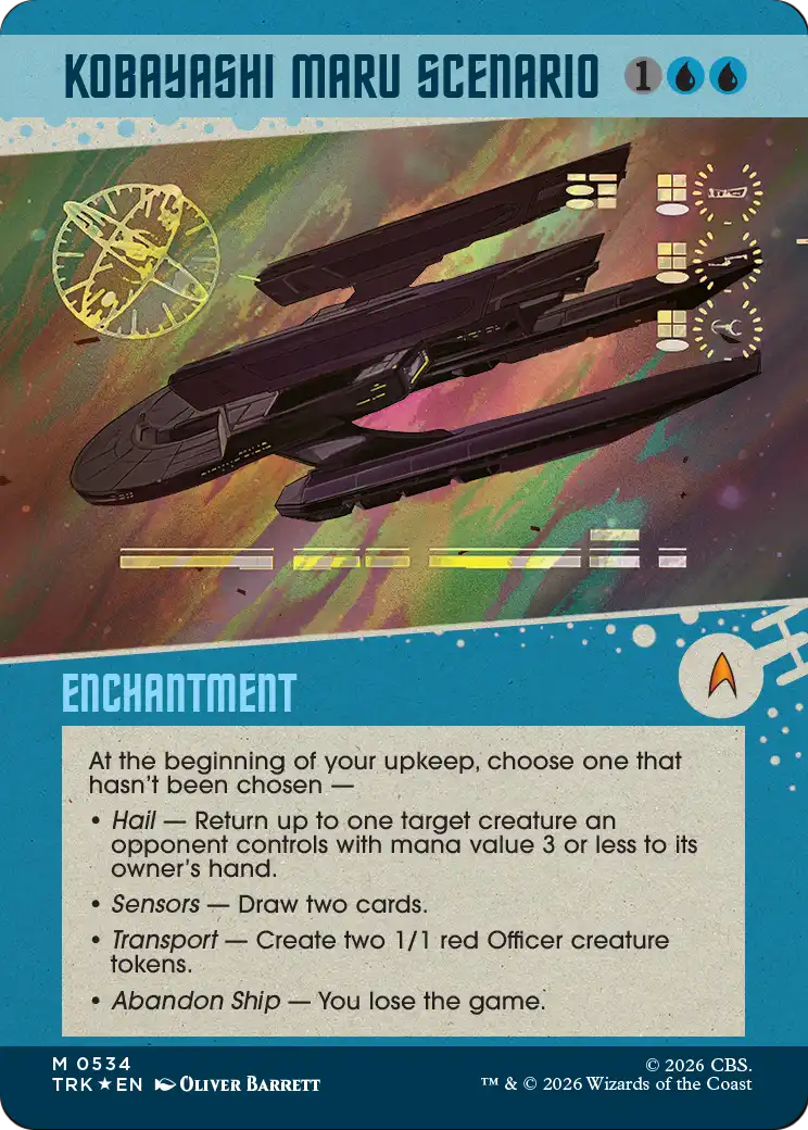 Kobayashi Maru Scenario (Showcase) (Surge Foil) [Star Trek] | Exor Games Dartmouth