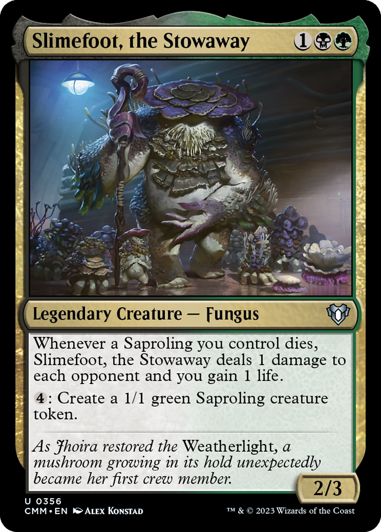 Slimefoot, the Stowaway [Commander Masters] | Exor Games Dartmouth