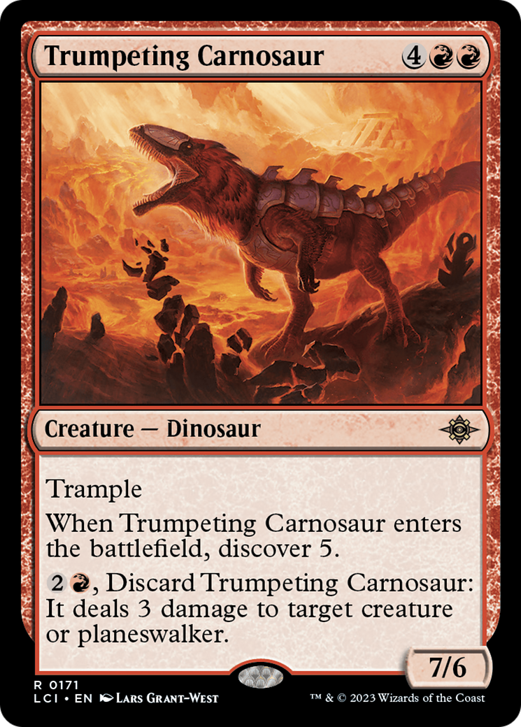 Trumpeting Carnosaur [The Lost Caverns of Ixalan] | Exor Games Dartmouth