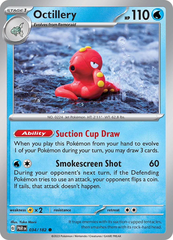 Octillery (034/182) [Scarlet & Violet: Paradox Rift] | Exor Games Dartmouth