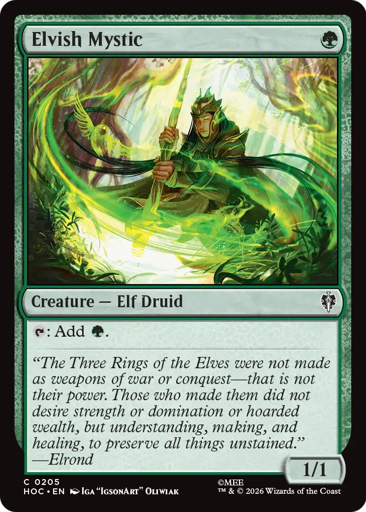Elvish Mystic [The Hobbit: Eternal-Legal] | Exor Games Dartmouth