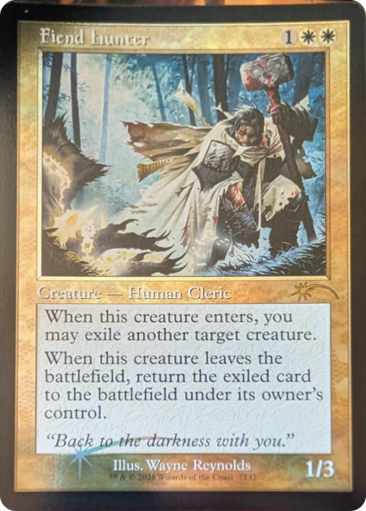 Fiend Hunter (Retro Frame) [Secret Lair Drop Series] | Exor Games Dartmouth