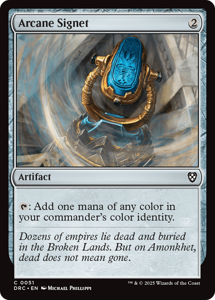 Arcane Signet [Aetherdrift Commander] | Exor Games Dartmouth