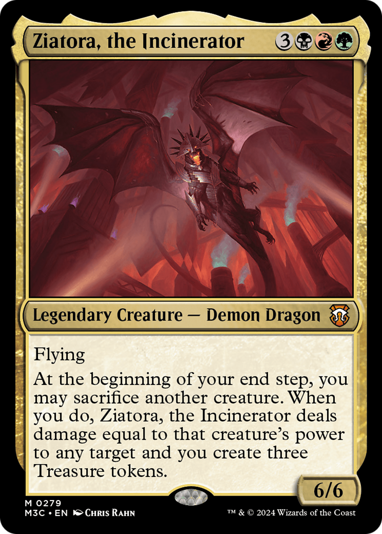 Ziatora, the Incinerator (Ripple Foil) [Modern Horizons 3 Commander] | Exor Games Dartmouth