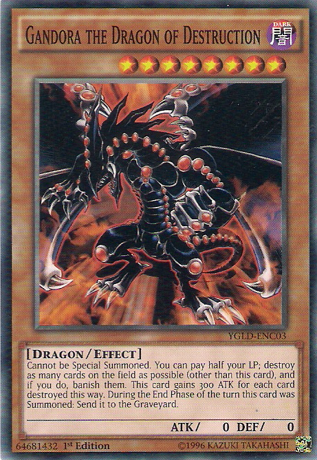 Gandora the Dragon of Destruction [YGLD-ENC03] Common | Exor Games Dartmouth