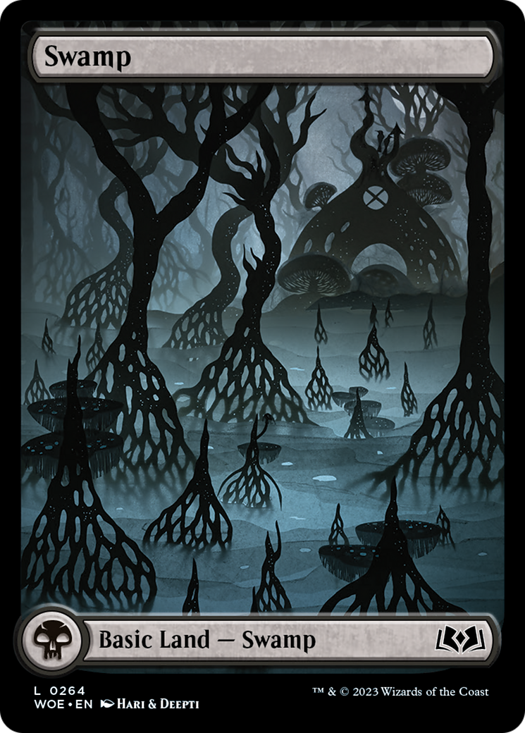 Swamp (264) (Full-Art) [Wilds of Eldraine] | Exor Games Dartmouth