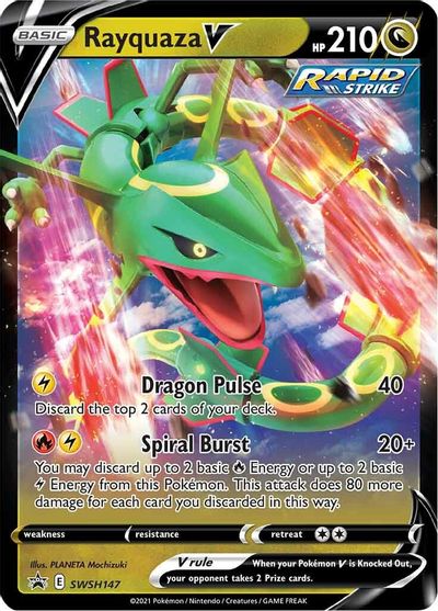 Rayquaza V (SWSH147) [Sword & Shield: Black Star Promos] | Exor Games Dartmouth