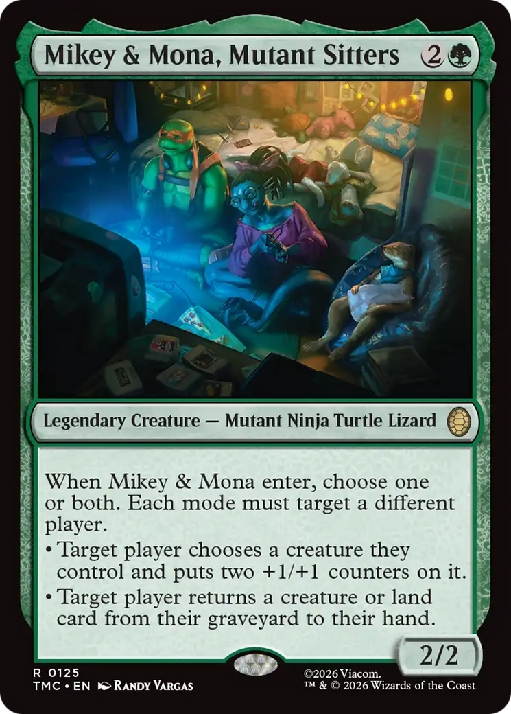 Mikey & Mona, Mutant Sitters [Teenage Mutant Ninja Turtles Commander] | Exor Games Dartmouth