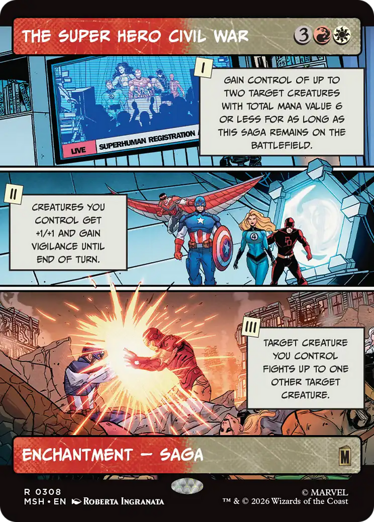 The Super Hero Civil War (Borderless) [Marvel Super Heroes] | Exor Games Dartmouth