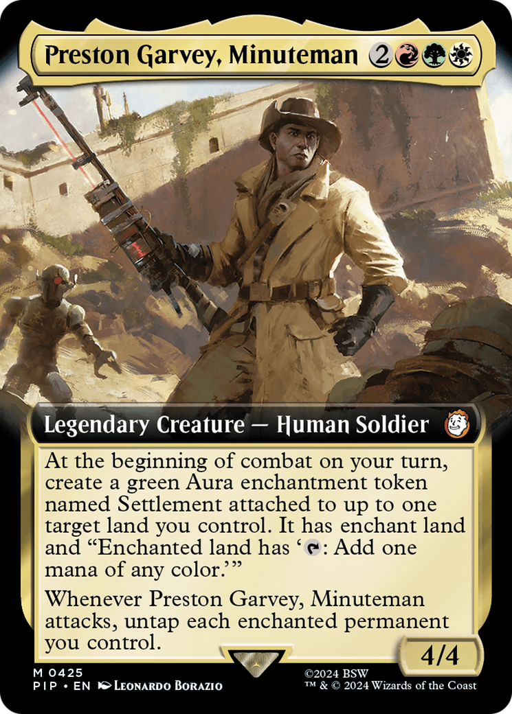 Preston Garvey, Minuteman (Extended Art) [Fallout] | Exor Games Dartmouth