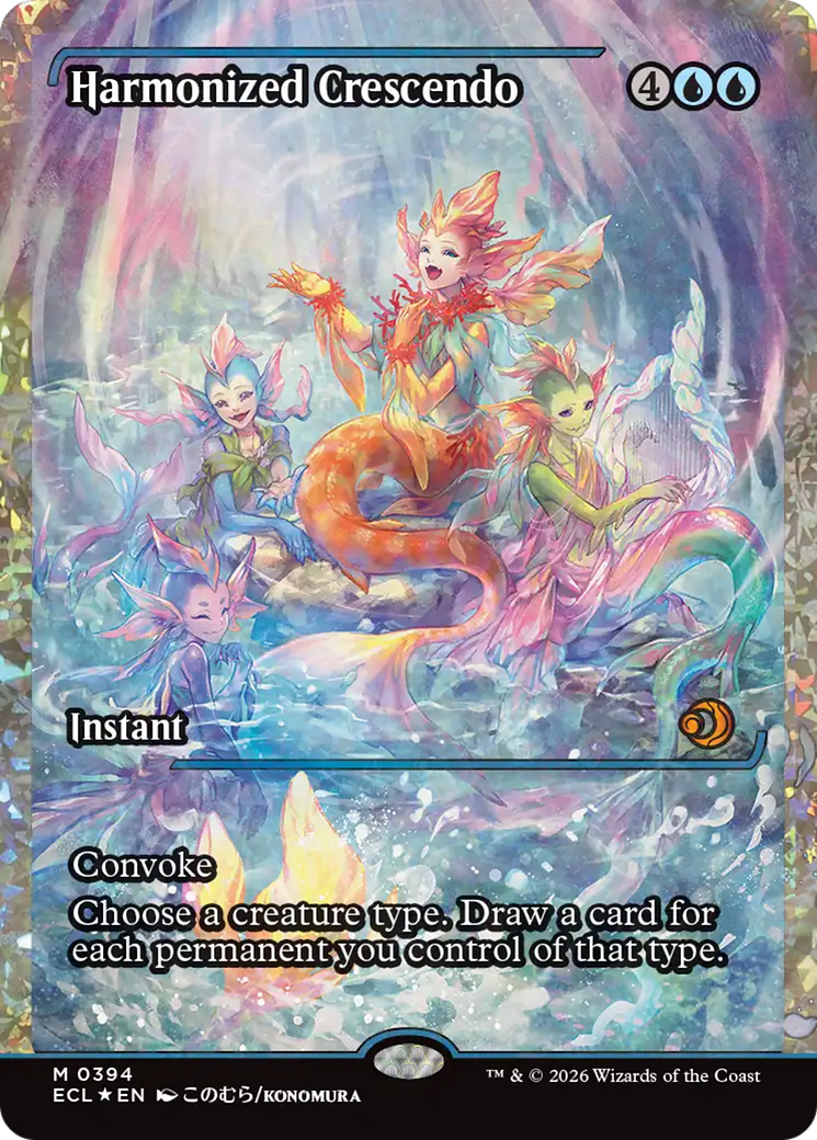 Harmonized Crescendo (0394) (Showcase) (Fracture Foil) [Lorwyn Eclipsed] | Exor Games Dartmouth