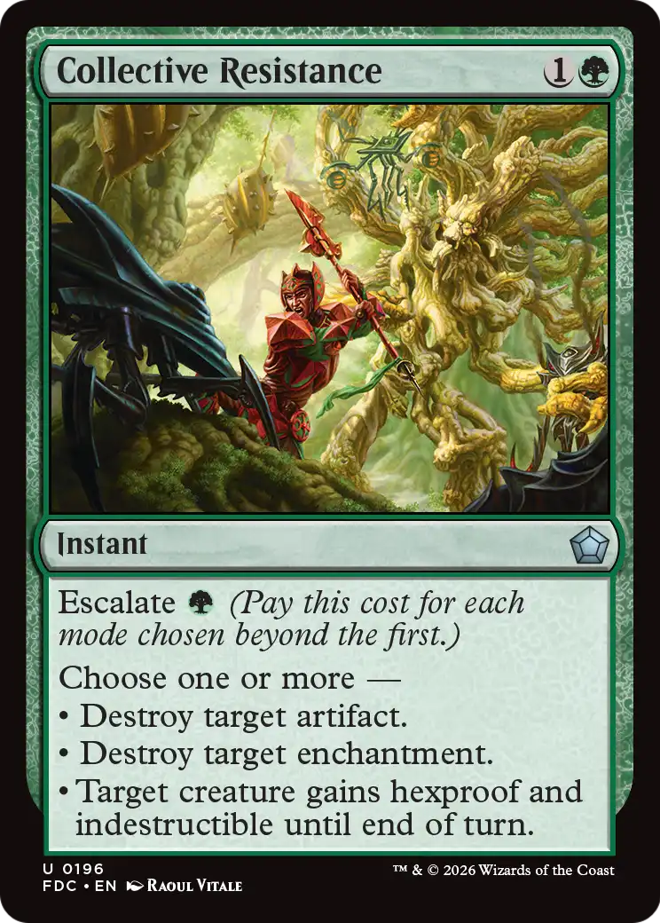Collective Resistance [Foundations Commander] | Exor Games Dartmouth