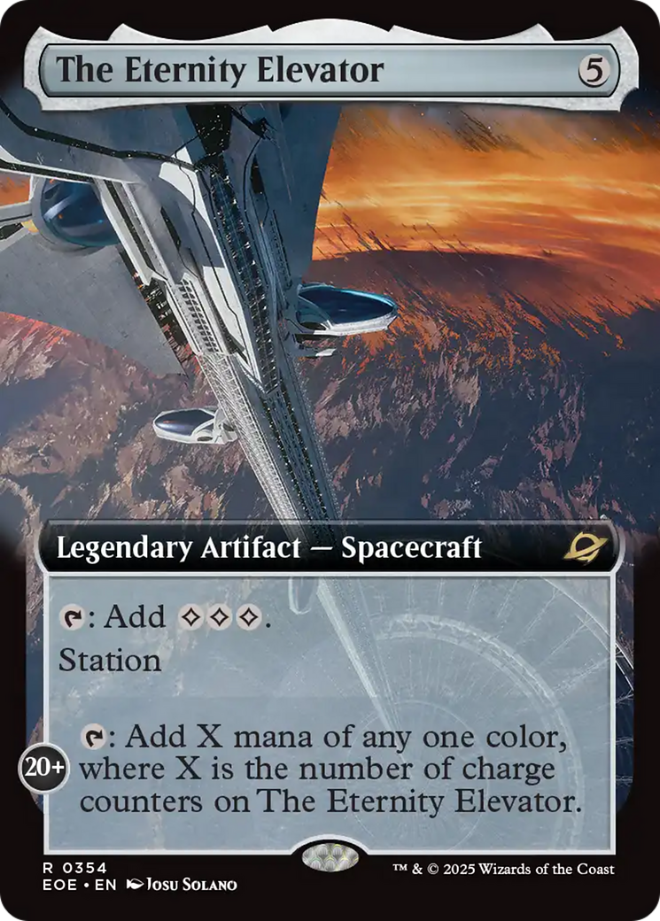 The Eternity Elevator (Extended Art) [Edge of Eternities] | Exor Games Dartmouth