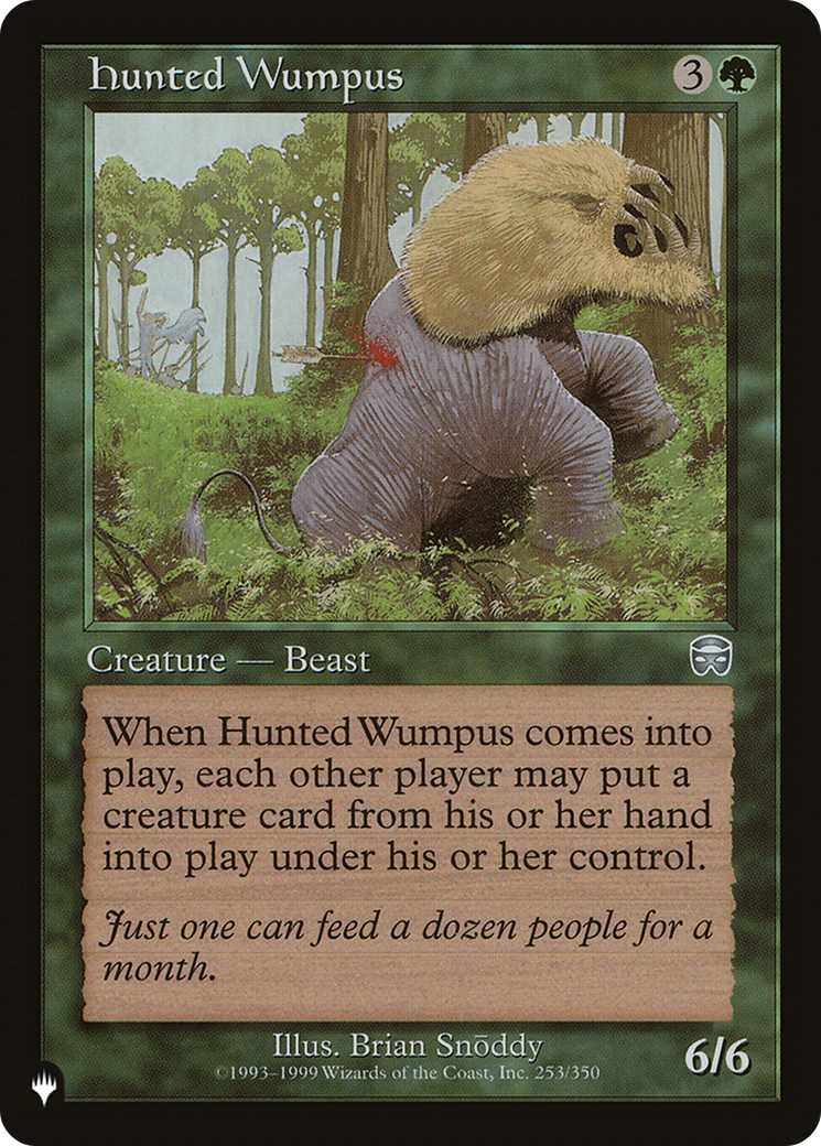 Hunted Wumpus [The List] | Exor Games Dartmouth