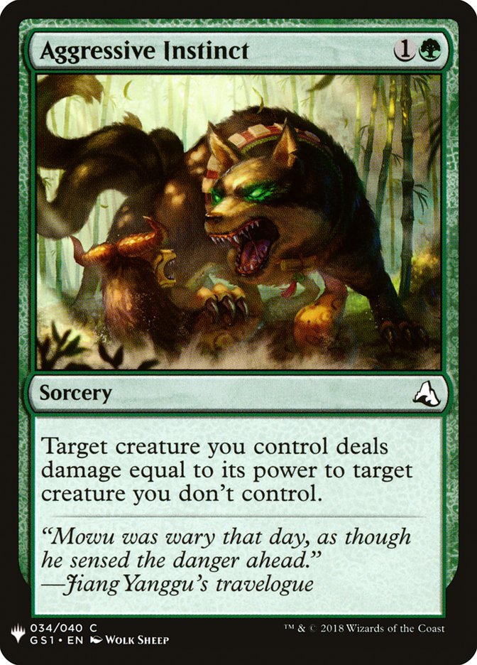 Aggressive Instinct [Mystery Booster] | Exor Games Dartmouth