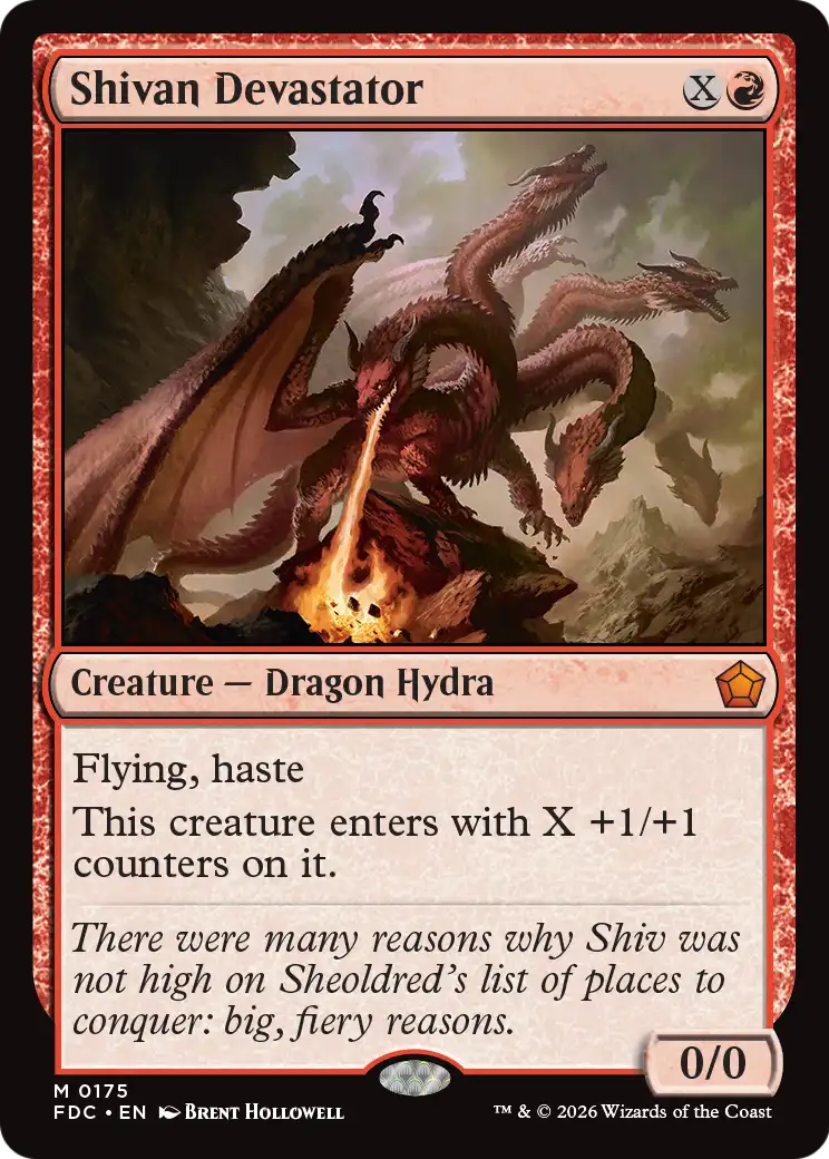 Shivan Devastator [Foundations Commander] | Exor Games Dartmouth