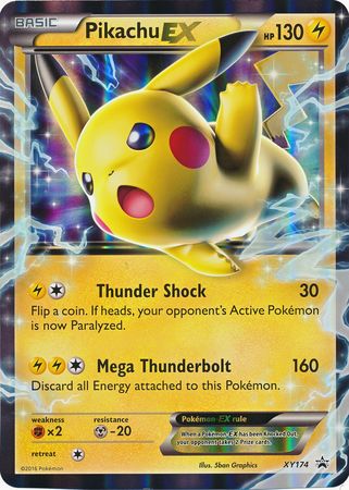 Pikachu EX (XY174) (Jumbo Card) [XY: Black Star Promos] | Exor Games Dartmouth