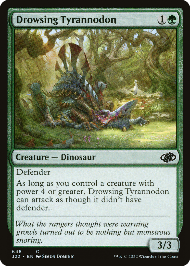 Drowsing Tyrannodon [Jumpstart 2022] | Exor Games Dartmouth