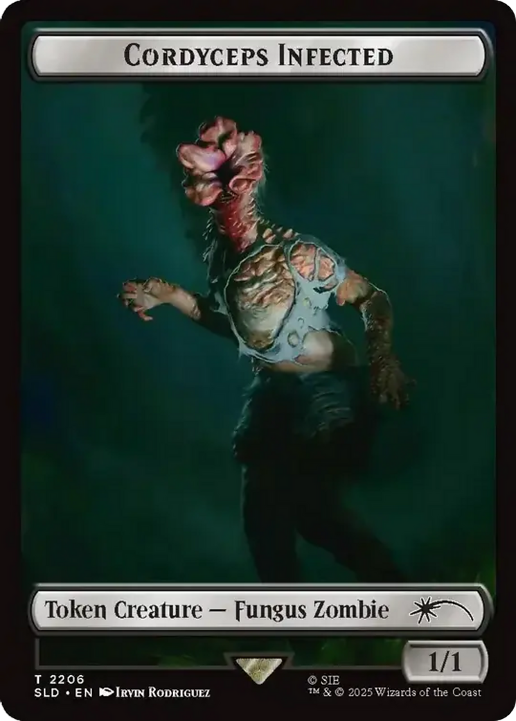 Cordyceps Infected Token (2206) [Secret Lair Drop Series] | Exor Games Dartmouth
