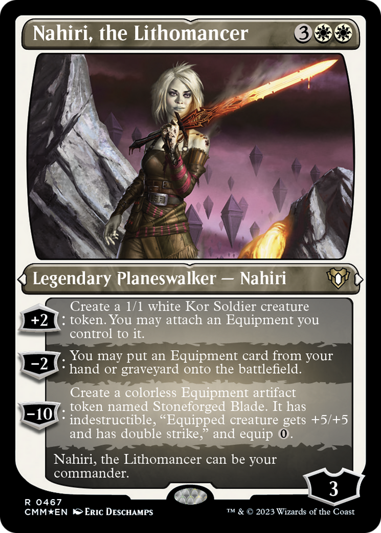 Nahiri, the Lithomancer (Foil Etched) [Commander Masters] | Exor Games Dartmouth