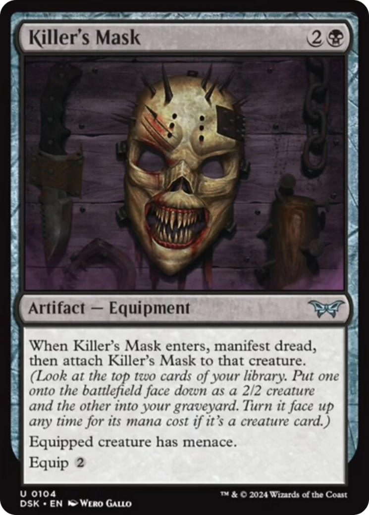 Killer's Mask [Duskmourn: House of Horror] | Exor Games Dartmouth