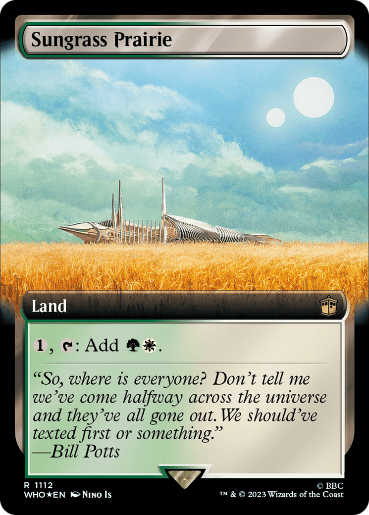 Sungrass Prairie (Extended Art) (Surge Foil) [Doctor Who] | Exor Games Dartmouth