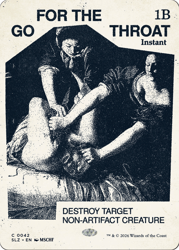 Go for the Throat (0042) [Secret Lair x MSCHF: The Zeta Set] | Exor Games Dartmouth