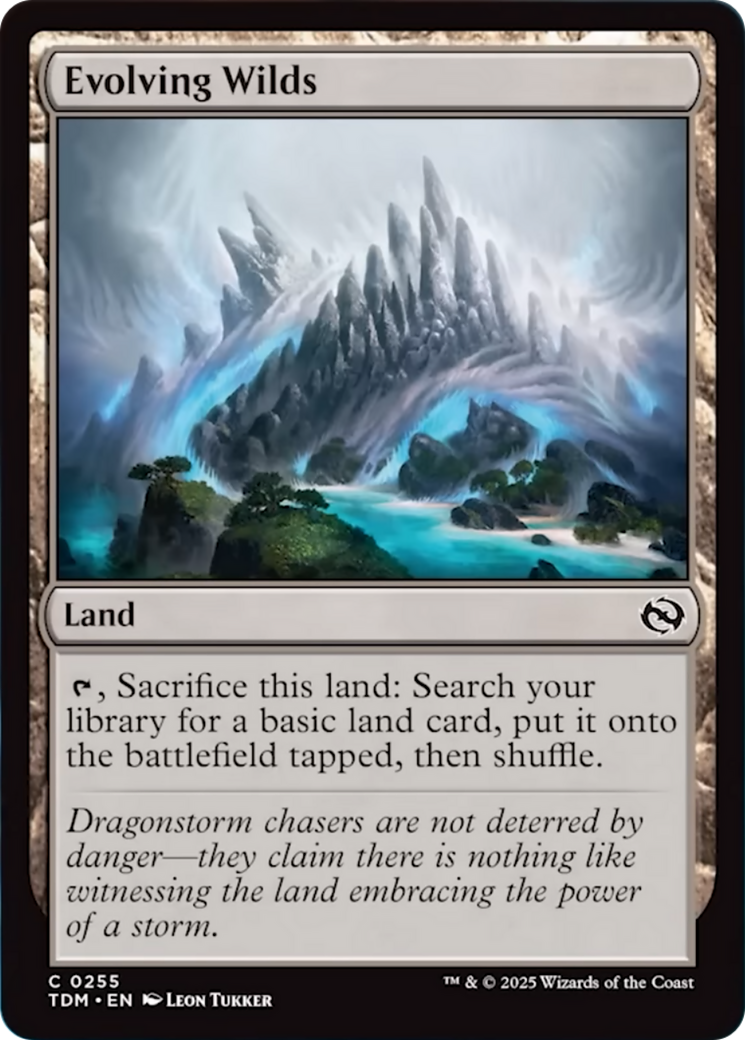 Evolving Wilds [Tarkir: Dragonstorm] | Exor Games Dartmouth