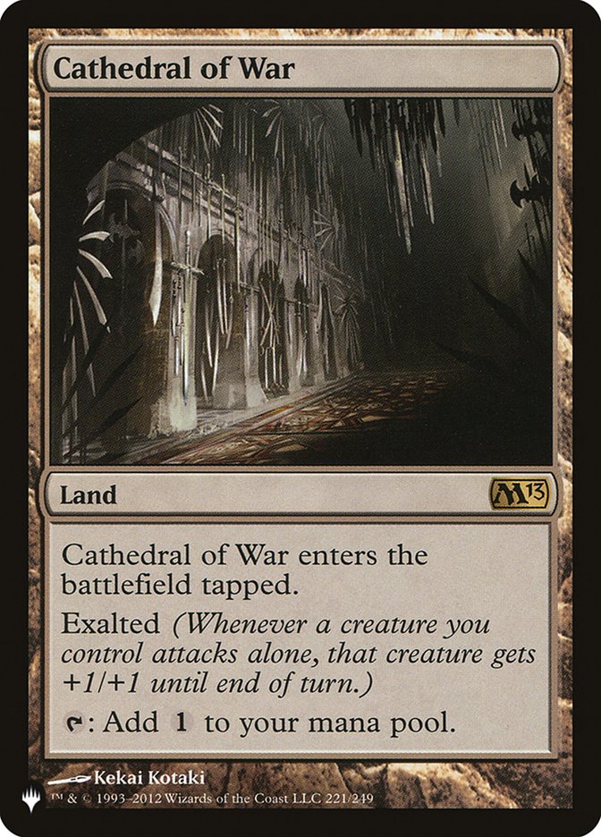 Cathedral of War [The List] | Exor Games Dartmouth