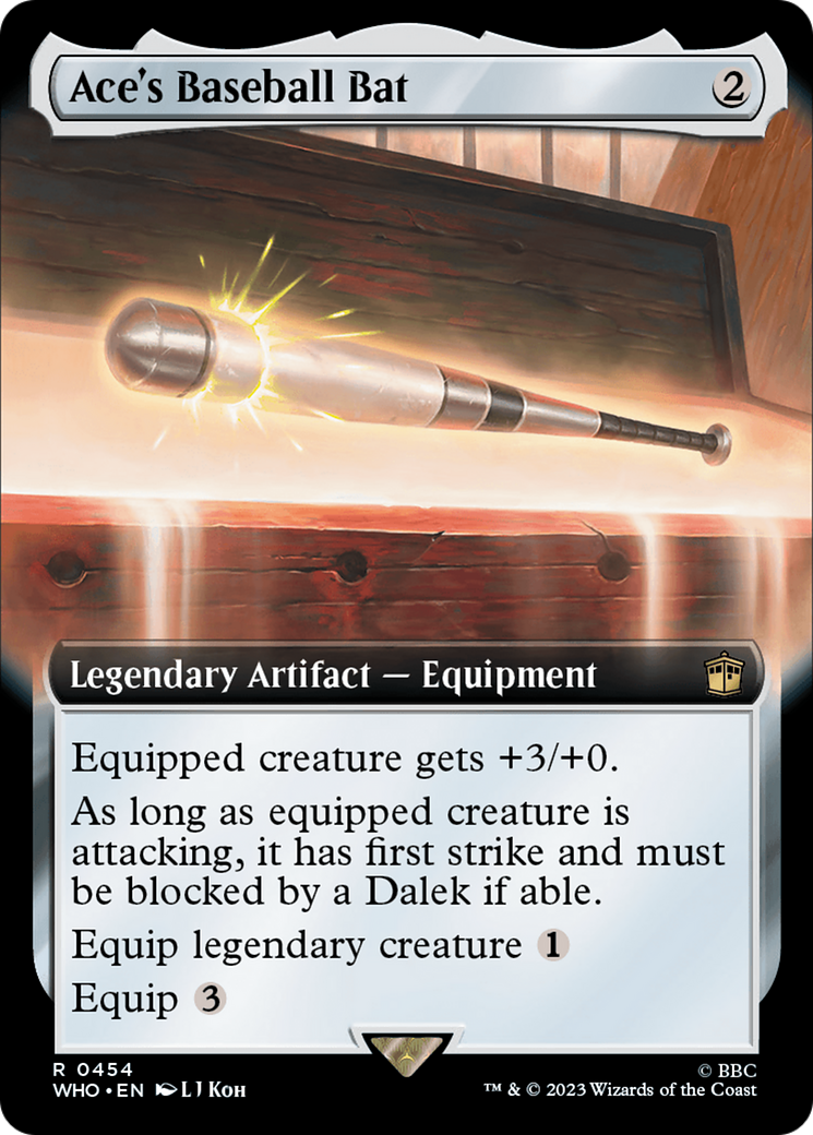 Ace's Baseball Bat (Extended Art) [Doctor Who] | Exor Games Dartmouth