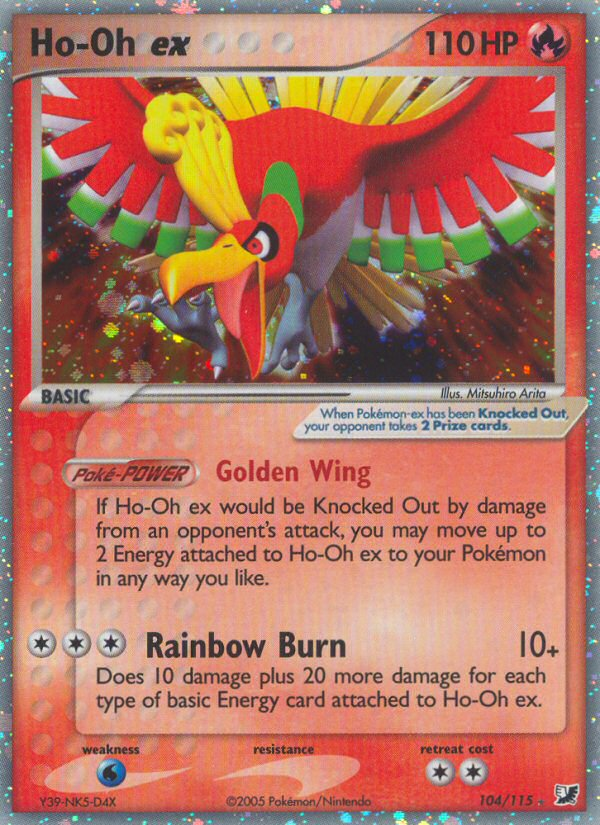 Ho-Oh ex (104/115) [EX: Unseen Forces] | Exor Games Dartmouth