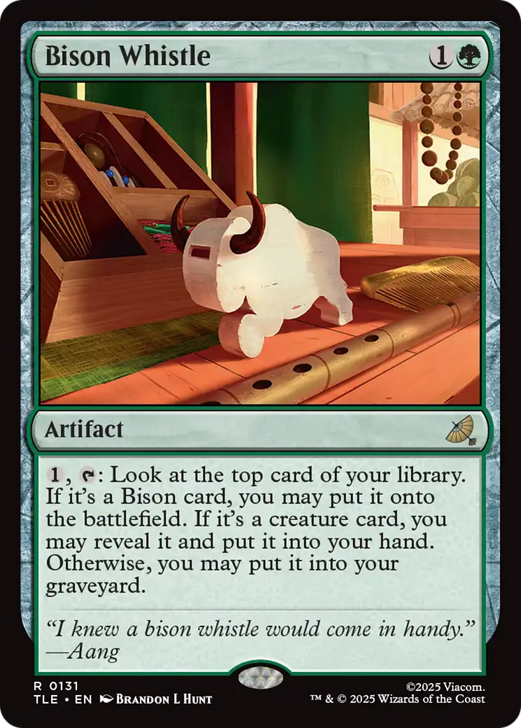 Bison Whistle [Avatar: The Last Airbender: Eternal-Legal] | Exor Games Dartmouth