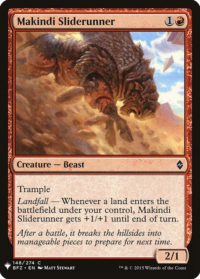 Makindi Sliderunner [Mystery Booster] | Exor Games Dartmouth