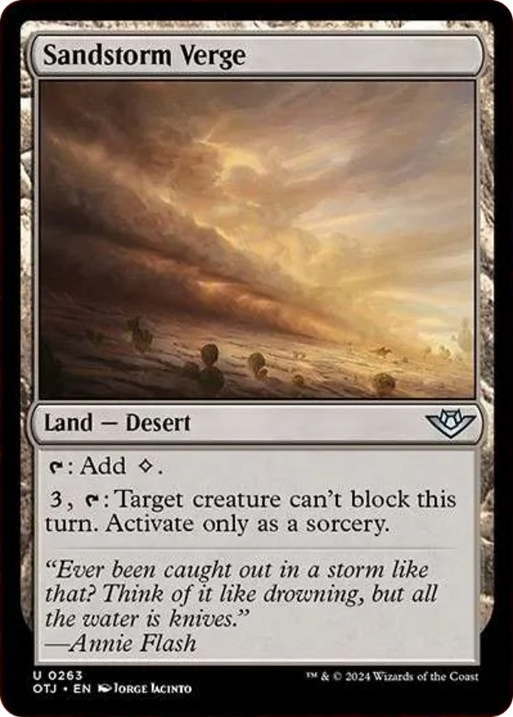 Sandstorm Verge [Outlaws of Thunder Junction] | Exor Games Dartmouth